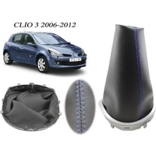 AutoAll Renault Clio 3 Vites Körüğü Mavi Dikiş