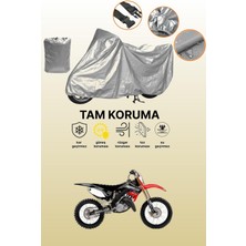 Dokaca Gri Honda Cr 250 Uyumlu Motosiklet Brandası, Koruyucu Örtü, Motor Branda