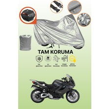 Dokaca Gri Arka Çanta Uyumlu Bmw F 800 Gt Uyumlu Motor Brandası, Koruyucu Örtü