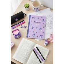 Miniso Sanrio Lisanslı Kuromi Retro Koleksiyonu A5 Pp Tel Ciltli Kitap (80 Sayfa)