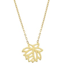 Ily Jewelry Büyük Lotus Kolye