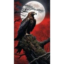 Aydın Garage Kartal Kapı Direk Kaplama Folyosu Baskılı Sticker Sağ-Sol 2 Adet 22*50 cm