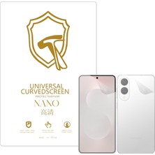 Microcase Samsung Galaxy S25 Edge ile Uyumlu Full Tpu Ön Arka Nano Koruma- EKM103