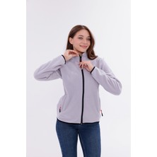 Monox Kadın Slim Fit Tam Fermuarlı Polar Ceket