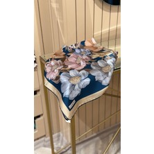 Armine 2025 Desenli Saf Ipek Eşarp 9403-37