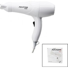 MiraLive Awox Alize  Beyaz  Saç Kurutma - Fön Makinesi  + Dar Şekillendirici Başlık   2 Kademe Isı Ayarı   1200W (K95)