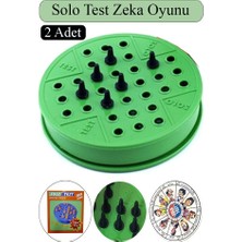 Artlantis Solo Test Zeka Oyunu 2 Adet Plastik Solotest Beyin Jimnastiği Oyuncak Karne Sınıf Çocuk Hediyesi Dededen Toruna Nostalji