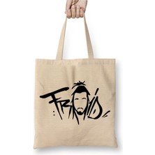 Toyaso Froid Beyaz Bez Çanta Uzun Saplı Alışveriş Çantası Plaj Çantası