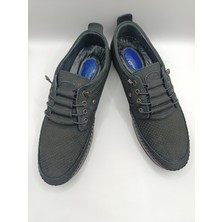 Bukond  Içi Dışı Hakiki Deri Jelli Taban  Lastikli Bağcıklı Erkek Yazlık Rahat Günlük Hafif Çarık Ayakkabı