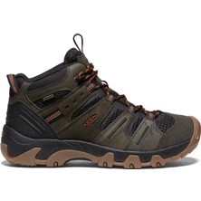 Keen 1028306 Headout Mid Wp Black Olive/fossil Orange Erkek Outdoor Bot