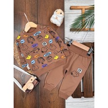 Kids Kingdom Pamuklu Karakter Desenli 2li Erkk Bebek Takım