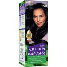 Bioblas 2 Adet  Koleston Naturals Saç Boyası Maxi Siyah 2/0