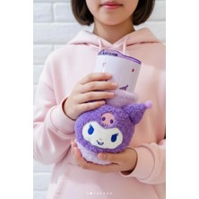 Miniso Sanrio Lisanslı Kuromi Paslanmaz Çelik Bardak (Dekoratif Kılıflı) 550 ml
