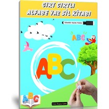 Enine Boyuna Eğitim Cırt Cırtlı Alfabe Yaz-Sil Kitabı