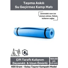 Enenstyle Su Geçirmez Konfor Modeli Taşıma Askılı Çift Taraflı Kamp Zemin Çadır Uyku Matı Mavi Yer Minderi Mavi