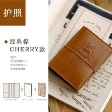 Y16-1 Adet Tn Pasaport Boy Traveler's Notebook Camel
