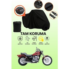 Dokaca Siyah Arka Çanta Uyumlu Kawasaki En 500 Uyumlu Motosiklet Brandası, Koruyucu Örtü