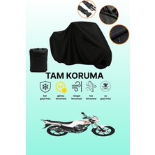 Dokaca Siyah Yuki YK-180M Modify Uyumlu Motor Branda, Koruyucu Örtü, Motosiklet Brandası