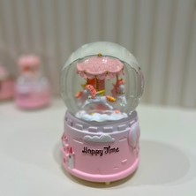 Taşmeran Atlı Karınca Motorlu Işıklı Müzikli Büyük Boy Kar Küresi TKY0408