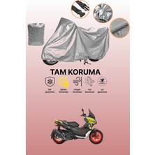 Dokaca Gri Aprilia Sr Gt 125 Uyumlu Motosiklet Brandası, Koruyucu Örtü, Motor Branda