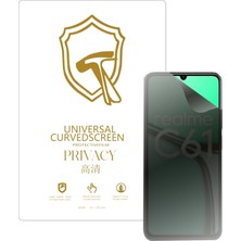 Microcase Realme C61 ile Uyumlu Privacy Gizlilik Filtreli Hayalet Nano Ekran KORUYUCU-EKM110