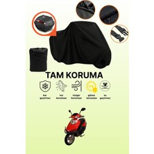 Dokaca Siyah Arka Çanta Uyumlu Altai Carrier 110 Pro Uyumlu Motosiklet Brandası, Koruyucu Örtü