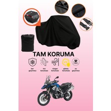 Dokaca Siyah Arka Çanta Uyumlu Bmw F 800 Gs Adventure Uyumlu Motosiklet Brandası, Koruyucu Örtü