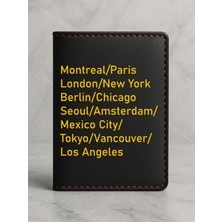 Nurdic Ruhsat Koruyucu Baskılı Kart Bölmeli Siyah Vinlex Deri Ruhsat Kabı Kılıfı Gezgin