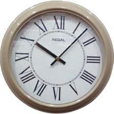 Regal 4290 Ewr Özel Seri Metal Kasa Akar Sessiz Saniyeli Duvar Saati