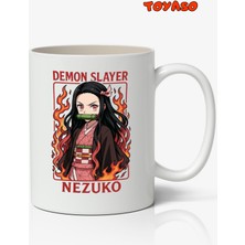 Toyaso Nezuko Demon Slayer Iblis Keser Anime Kişiye Özel Temalı Kupa Bardak Arkadaşa Sevgiliye Hediye