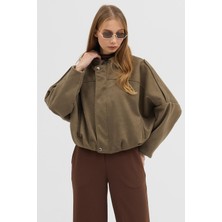 Lux Vestimenta Oversize Kadın Süet Ceket Günlük Kullanım İçin Rahat ve Şık Tasarım