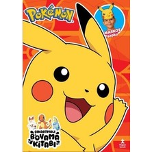 Doğan Çocuk Pokemon - Çıkartmalı Boyama Kitabı - Maskot Şapka