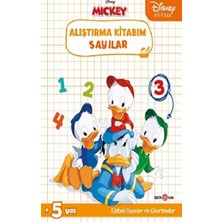 Beta Kids Disney Eğitsel Çıkartmalı Alıştırma Kitabım Sayılar