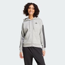 Adidas Sportswear JE1285 Essentials 3-Stripes Full-Zip Fleece Hoodie