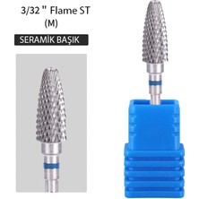 Ocean Seramik Freze Ucu Protez Tırnak Jel Tırnak Kuru Manikür Kullanımına Uygun