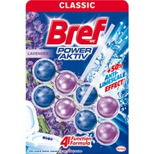 4 Adet   Bref Power Aktiv Wc Temizleyici Blok 2'li Lavanta