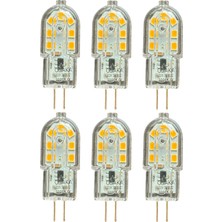 Avarson (6 adet) OSAKA 3W Sarı Işık (3000K) G4 Duylu LED Kapsül Ampul