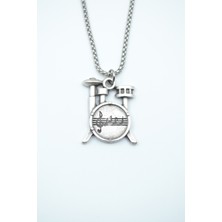 IDR Bateri Gümüş Kaplama Örme Zincir Kolye