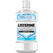 2 Adet  Listerine Ağız Suyu Advanced White Hafif Tat 250 ml