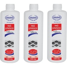 Ersağ Yağ Çözücü 1000 ml X3 Adet (Bitkisel Ürün)
