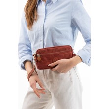 Rky Serenity Mega Çanta Klinkır Kumaş 4 Bölmeli Boyun Askı Aparatı Kadın Omuz Çantası & El Çantası