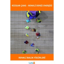 Letsii Renkli Ahşap Hayvan Figürlü Rüzgar Çanı Bahçe Balkon Dekor