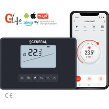 General Life Gaia HT270S Rf Smart Kablosuz Wi-Fi Akıllı Ekonomi Konfor Mod Seçenekli Oda Termostatı