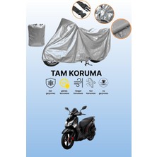 Dokaca Gri Sym Hd2 200I Evo Uyumlu Motosiklet Brandası, Koruyucu Örtü, Motor Branda