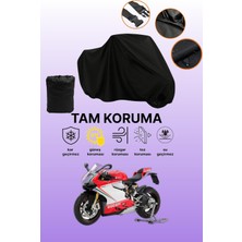 Dokaca Siyah Ducati Panigale 1199 S Uyumlu Motor Branda, Koruyucu Örtü, Motosiklet Brandası