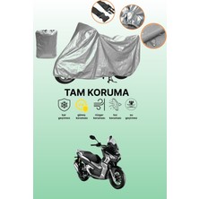 Dokaca Gri Kuba Rubano 150 Uyumlu Motosiklet Brandası, Koruyucu Örtü, Motor Branda
