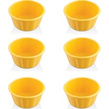 GastroPlast Kırılmaz Sosluk Seti 6’lı – Kahvaltılık, Reçellik, Meze ve Tatlı Servis Kabı | Isıya Dayanıklı Polikarbon Mini Kase | Ev ve Restoran Için