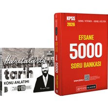 Pegem Akademi Yayıncılık 2026 Kpss Efsane 5000 Tamamı Çözümlü Soru Bankası - 2026 Kpss Haritalarla Tarih Konu Anlatımı