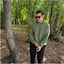 My Butik Erkek 3 Iplik Basic Oversize Kanguru Cepli Kapüşonlu Sweatshirt