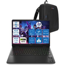 Hp Omen 16 Intel Core 7 240H 40GB Ddr5 2tb SSD 8GB/RTX5070 16" Wuxga IPS 400NITS 165Hz Windows 11 Pro Oyun Bilgisayarı BHPQ1Y7EAP15 + Zettaçanta